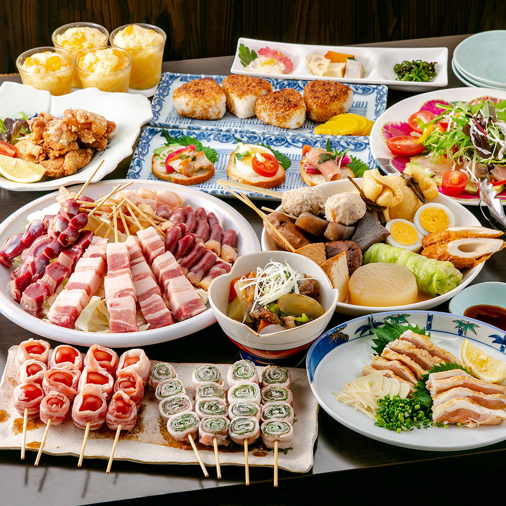 串コース＋飲み放題2時間